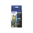thumbnail image 1 of EPSON T822 DURABrite Ultra Ink High Capacity Black & Standard Color Cartridge Combo Pack (T822XL-BCS) for Select Epson Workforce Pro Printers (EPST822XLBCS), 1 of 2