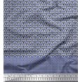 thumbnail image 1 of Soimoi Rayon Fabric Artistic Floral & Scale Geometric Print Fabric by The Yard 56 Inch Wide, 1 of 1