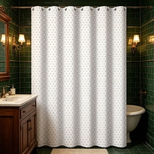 EGNMCR Rideaux de douche, Rideaux d'étanchéité en polyester épais et résistant Rideaux Waffles-Pattern Waterproof Rideau de douche Rideau de salle de bain en couleur solide pour le polyester chaud Rideau de pluie imperméable