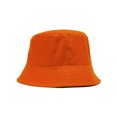 thumbnail image 2 of TopHeadwear Blank Cotton Bucket Hat - Orange - Small/Medium, 2 of 2