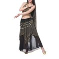 thumbnail image 3 of Belly Dance Hip Scarf 158 Gold  Dance Skirt, 3 of 5