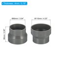 thumbnail image 2 of Unique Bargains 4' to 3.5' Duct Reducer Connector Ventilation Tube Increaser Adapter Grey 2 Pack, 2 of 5