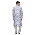 thumbnail image 3 of Atasi Kurta Pyjama de Fête pour Hommes, Col Mandarin, Ensemble Ethnique Imprimé Kurta, 3 of 5