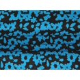 thumbnail image 4 of oneOone Velvet Medium Blue Fabric Florals Sewing Material Print Fabric By The Yard 58 Inch Wide, 4 of 4