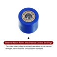 thumbnail image 4 of Unique Bargains 10mm Chain Roller Pulley Tensioner Wheel Guide Cylinder Type for Bike Sliding Door, Blue, 4 of 6
