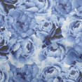 thumbnail image 1 of oneOone Cotton Flex Medium Blue Fabric Floral Sewing Craft Projects Fabric Prints By Yard 40 Inch Wide, 1 of 4