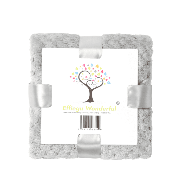" Effiegu Wonderful" TM Pet Cozy Comfortable Blanket In Grey