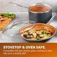 thumbnail image 2 of Ensemble de cuisine et de cuisson en céramique antiadhésive 20 morceaux Gotham Steel avec couvercles, compatible lave-vaisselle et résistant au four., 2 of 8