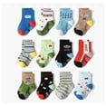 thumbnail image 2 of dmqupv Girls Ruffle Socks 12PC Children's Socks Comfortable Soft Fashion Cute Cartoon Children's Floor Socks B,Size for 3-5 Years, 2 of 3