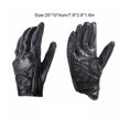 thumbnail image 1 of stanreset 1 Paire de Gants en Cuir à Écran Tactile Gants Universels Réglables Multi-Usages Moto Cyclisme Sports pour Randonnée Escalade TG, 1 of 9
