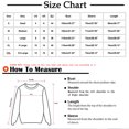 thumbnail image 3 of Rbaofujie Chandails pour Femmes Femmes Mode Décontractée Imprimé Col Rond Ample Manches Longues T-shirt Hauts Blouse Chandails Sans Capuche Chandails à Capuche Noirs pour Femmes, 3 of 3