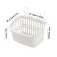 thumbnail image 3 of Dvkptbk Pool Side Storage Basket Set Pool Cup Above Ground Pool Accessories Pool Toy Basket Pool Storage Bins for Most Frame Pools Bathroom Accessories, 3 of 8