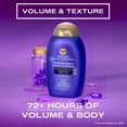 thumbnail image 4 of OGX Thick & Full + Biotin & Collagen Volumizing Shampoo, Nutrient-Infused Hair Shampoo with Vitamin B7 Biotin Gives Hair Volume & Body for 72+ Hours, Sulfate-Free Surfactants, 4 of 9
