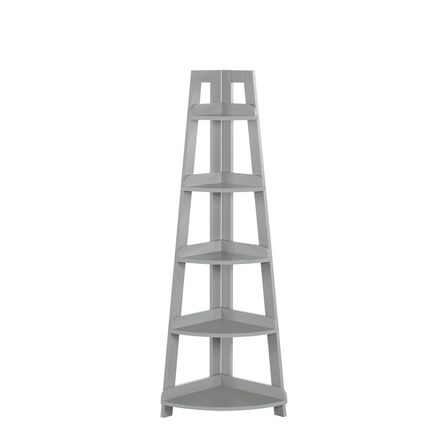 RiverRidge® Home Amery Collection 54-inch H x 20-inch W x 14.5-inch D Ladder Corner Shelf in Gray