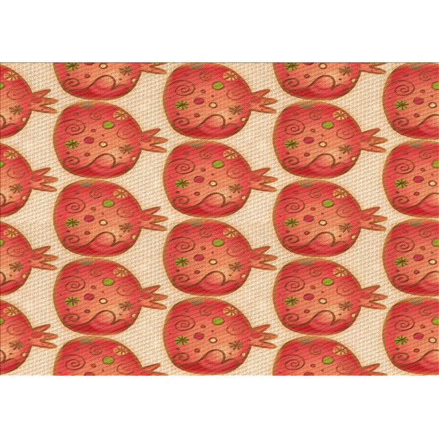 Ahgly Company Machine Washable Indoor Rectangle Transitional Yellow Orange Area Rugs, 2' x 4'