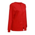 thumbnail image 3 of Veste d'Uniforme pour Femmes, Veste de Travail à Fermeture Éclair devant, Veste d'Échauffement, 3 of 4