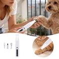 thumbnail image 2 of Pet Grooming Tool for Indoor Use Specific and Cat Trimmer with LED Light 18mm Wide Rounded Ceramic Low Noise Wireless Grooming Scissors, 2 of 7