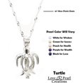 thumbnail image 3 of Turtle Sea Life Love Pearl Creations DIY Kit Cultured Necklace Set with Stainless Steel Chain 16", 3 of 5