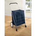 thumbnail image 1 of MAINSTAYS 4 Wheel Shopping Cart with Bag, 1 of 3