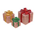 thumbnail image 2 of Christmas Lighted Gift Boxes,Lighted Gift Boxed Christmas Decorations,Light Up Gift Box,Christmas Lighted Boxes Remote Control Set Of 3,LED Outdoor Christmas Boxes Present Decorations Outdoor Yard, 2 of 6
