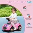 thumbnail image 4 of Qaba Baby Push Car with Music, Horn, Light, Pink, 4 of 9