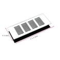 thumbnail image 1 of Lefu Grille d'Aération en Aluminium 80*150-400 mm à Lames Argentées, Couverture de Grille de Ventilation, 1 of 4