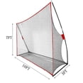 thumbnail image 3 of axGear Indoor/Outdoor Portable Golf Practice Net 10 FT x 7 FT Driving Range Golf Training Net, 3 of 5