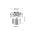 thumbnail image 2 of Unique Bargains 11mm Long Pipe Hexagon Countersunk Flat Head M10 Thread Lamp Rod 10 Pack, 2 of 5