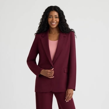 Blazer en sergé extensible en coupe décontractée pour femme Mexx