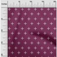 thumbnail image 1 of oneOone Tissu en Coton Flex Imprimé Kasuri Signe Plus 1 Yard 40 Pouces de Large, 1 of 4