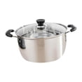 thumbnail image 4 of GROWTH TANK Stainless Steel Stock Pot Soup Pot Saucepan Multiuse Large Capacity Universal Base Non Sticks Stockpot for Vegetable Breakfast Style A, 4 of 9