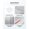 thumbnail image 4 of KFFKFF Réfrigérateur Commercial de 72 Po L, Table Réfrigérée de Préparation de Sandwich de 18,7 Pi3, Méga Réfrigérateur de Préparation des Aliments avec 18 Poêles et Planche à Découper, 4 of 9