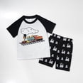 thumbnail image 2 of Kid Boy Clothes Boy Summer Outfits Crew Neck Car Print Shirt Short Set Fall Outfits 7-8 Years, 2 of 9