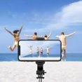 thumbnail image 2 of Q02S Perche à Selfie Portable Trépied de Téléphone 104.5CM/41 Pouces Trépied Extensible Rotation Support de Téléphone Portable Perche à Selfie Trépied en Acier Inoxydable Stabilisateur Q02S Lumière Perche à Selfie Noir, 2 of 5