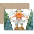 thumbnail image 4 of Lumberjack Merci et Note Générale s & Enveloppes Kraft - Lot de 25, 4 of 5