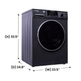 thumbnail image 2 of Equator EZ 5500 CV All-In-One Convertible Washer-Dryer, 18 lb / 1.9 Cu. Ft., Sanitize, Allergen & Pet Cycles, 1400 RPM, 2 of 14