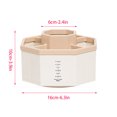 thumbnail image 3 of Pompotops 5-grid Multi-function Large-capacity Desktop Storage Box Student Office Pen Bucket Makeup Brush Holder Rotating, 360-degree Rotating Personalized Pen Holder Clearance, 3 of 3
