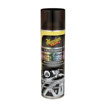 Meguiar's Ultimate Insane Shine Automotive Tire Coating G190315C, 15 oz (425 G) Can