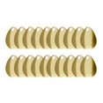 thumbnail image 4 of 20x Metal Spinner Blades Smooth Finish Fishing Lure diy making kit Making DIY Kit B Gold, 4 of 9
