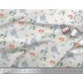 thumbnail image 2 of Soimoi Rayon Fabric Fish & Octopus Ocean Print Fabric by The Yard 42 Inch Wide, 2 of 2