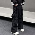 thumbnail image 1 of LOVZFMLL Combinaison pour Femme, Combinaison Ample à Épaules Dénudées à Manches Courtes de Couleur Unie Noire, m, 1 of 7