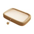 thumbnail image 1 of Milaget Cat Scratcher Bed Cat Scratching Mat for Pet Birthday Small Medium Large Cat beige, 1 of 9