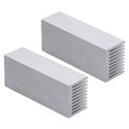 thumbnail image 3 of 2Pcs Cooling Fins Aluminum Heat Radiator Heatsink Kit for Electronic Chip CPU 100x40x30mmWithout Adhesive, 3 of 14