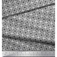 thumbnail image 3 of Soimoi Velvet Fabric Geometric Small Print Fabric by The Yard 58 Inch Wide, 3 of 3