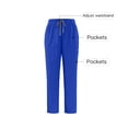 thumbnail image 4 of Clearance! Grrvtrz Cargo Scrub Pants for Men — Classic Straight Leg Fit, 4Pockets, 4-Way Stretch, Anti-Wrinkle Drawstring Scrub Pants, 4 of 8