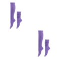 thumbnail image 3 of mmirethe 2piece Embrace Active Lifestyle With Polyester Made Slouch Socks Breathable Light Purple 2Set, 3 of 6