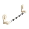 thumbnail image 2 of Suction Cup Towel Rack | Strong Adhesive Wall Mounted Bathroom Shelf | No Drill Installation | Durable Waterproof Material | Versatile Storage for Towels and Accessories | Modern Space, 2 of 3