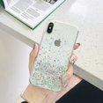 thumbnail image 3 of Clear Bling Glitter Phone Case for iPhone 11（6.1） Shining Sequin Soft Back Cover Case(Green), 3 of 8