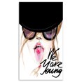 thumbnail image 2 of Jeune Fille Sexy avec Sucette - Art Moderne sur Toile, 2 of 3