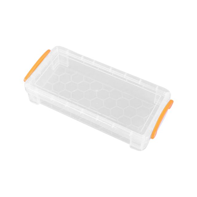 Rbaofujie Large Capacity Pencil Case Transparent Plastic Pencil Case Plastic Pencil Case Storage Box Pencil Case Small